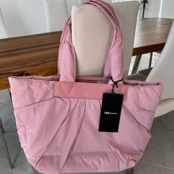VEE COLECTIVE Caba Tote Pink - Picture 1 of 14